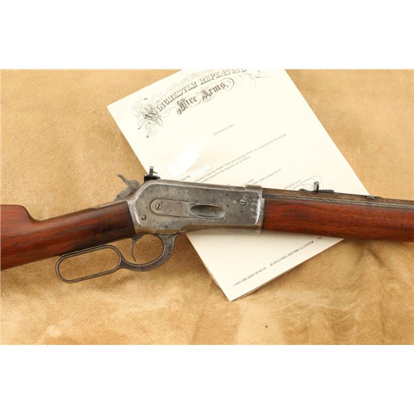 Rare Winchester Model 1886 26" Octagon .38-70 Wcf Lever Action Rifle With Letter 1894 Antique