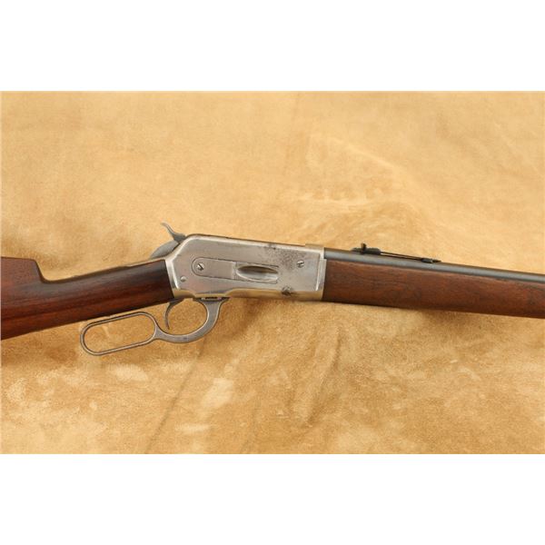 Winchester Model 1886 Shotgun Butt 24" Round .33 Wcf Lever Action Rifle, 1910 C&r