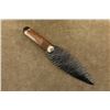 Image 5 : Lot Of 7 Modern Made Native American Style Custom Obsidian Knives, Beaded Sheaths, Wood Stands