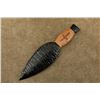 Image 6 : Lot Of 7 Modern Made Native American Style Custom Obsidian Knives, Beaded Sheaths, Wood Stands