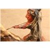 Image 10 : Vintage, 1950s, Fuller, Buffalo Hunter, 11" X 7" Overall, Chalkware Indian Figurine