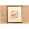 Image 4 : Vintage Harrison Begay 15.5x17.5 Navajo Weavers Loom Lamb Original Watercolor Tempera Painting