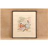 Image 5 : Vintage Harrison Begay 15.5x17.5 Navajo Weavers Loom Lamb Original Watercolor Tempera Painting