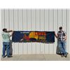 Image 4 : Vintage 1950s Levis For Solid Comfort 113x29 Harvest Moon Storefront Denim Advertising Banner