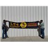Image 2 : Vintage 1950s Lee Riders Cowboy 124x28 Storefront Indigo Denim Silk Screen Advertising Banner