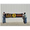 Image 4 : Vintage 1950s Lee Riders Cowboy 124x28 Storefront Indigo Denim Silk Screen Advertising Banner