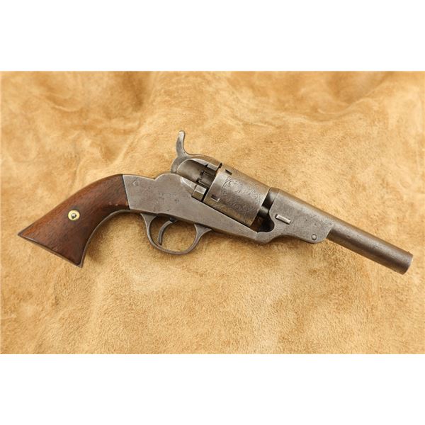 Scarce Hopkins & Allen Dictator .38 Rimfire Conversion Single Action Revolver 1862-1872 Antique
