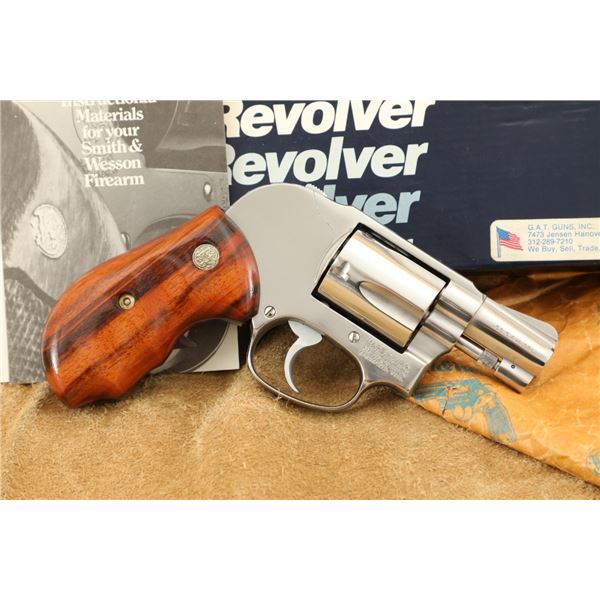 Smith & Wesson 649 No Dash .38 Bodyguard Stainless .38 Special 2" Double Revolver 1987