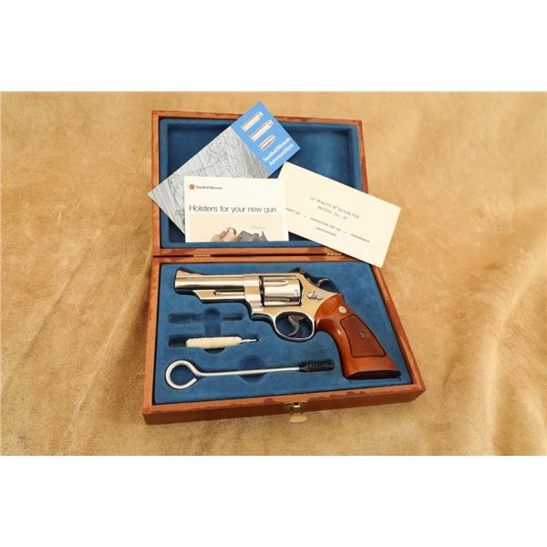 Smith & Wesson S&w Model 29-3 .44 Magnum 4" Nickel Revolver, Mfd 1984