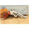 Image 1 : Smith & Wesson S&w Model 27-2 The .357 Magnum 5" Da/sa Nickel Revolver 1979-1980