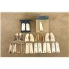 Image 2 : Antique Mixed Lot Of 5 Assorted Vintage Revolver And Pistol Grip Sets, Colt, S&w, And Saa Variants