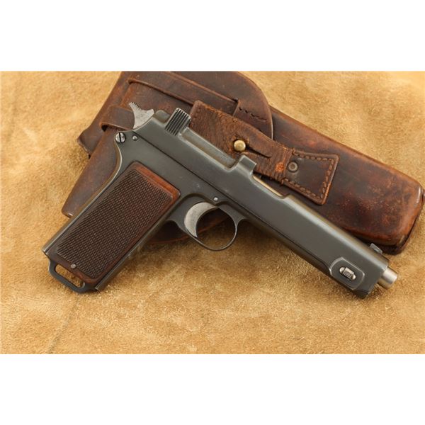 Wwi/wwii German Police Steyr Hahn Model 1912 9mm Luger Semi-automatic Pistol, 1918 C&r