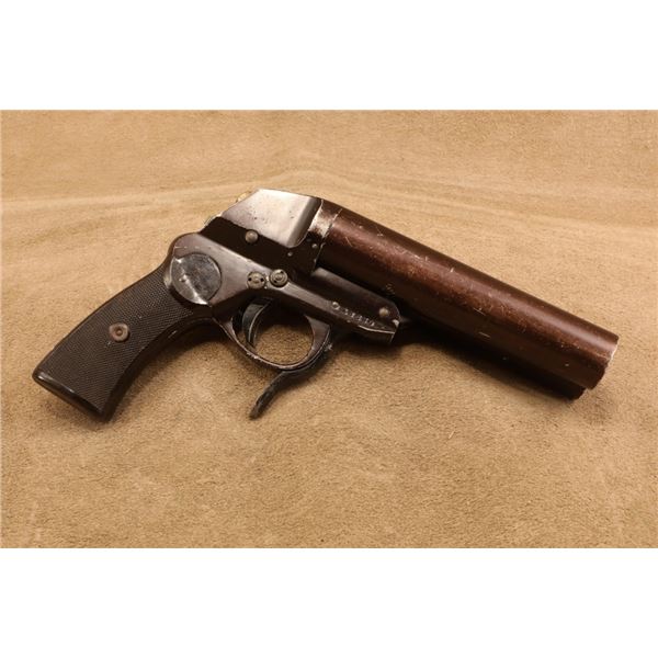 Wwii German Luftwaffe Walther Double Barrel 26.5mm Aluminum Alloy Aviator Flare Pistol