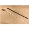 Image 5 : German Imperial, Infantry, Wwi, Unmarked, M1889, Brass/steel, Antique Officer Sword, Scabbard