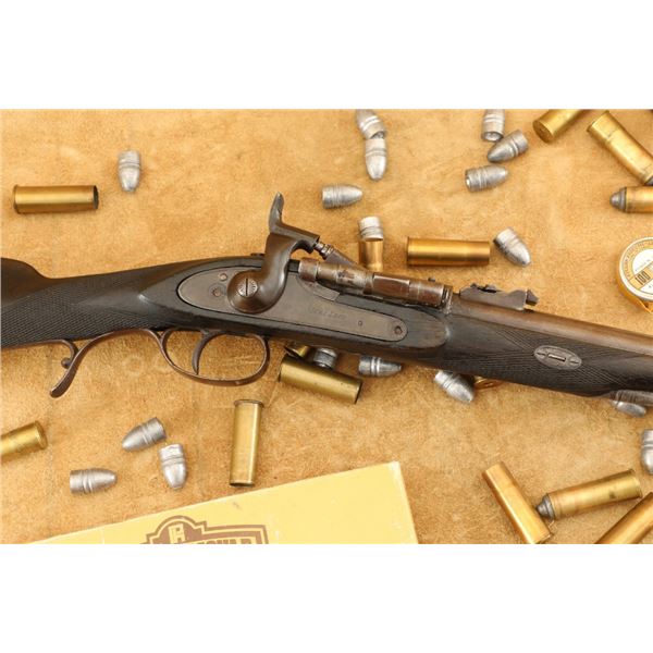 J.C. & A. Lord Nepalese Snider Carbine .577 Single Shot Rifle, 1866-1872 Antique