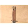 Image 7 : Antique Wwii 1944 Australian Lithgow Mk1 11.54" Steel Machete Bayonet W Rmh 1944 Canvas Sheath