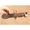 Image 8 : Antique Wwii 1944 Australian Lithgow Mk1 11.54" Steel Machete Bayonet W Rmh 1944 Canvas Sheath