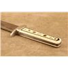 Image 25 : Antique, 19th C., Wostenholm Washington Works 3-line Mark, 10" Blade Bone Bowie Knife & Sheath