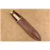 Image 26 : Antique, 19th C., Wostenholm Washington Works 3-line Mark, 10" Blade Bone Bowie Knife & Sheath