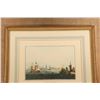 Image 12 : Vintage 1950s Nygs Early Us Ports 29x23 Gold Framed Maritime Lithograph Triptych Set