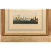Image 14 : Vintage 1950s Nygs Early Us Ports 29x23 Gold Framed Maritime Lithograph Triptych Set