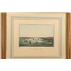 Image 3 : Vintage 1950s Nygs Early Us Ports 29x23 Gold Framed Maritime Lithograph Triptych Set