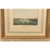 Image 4 : Vintage 1950s Nygs Early Us Ports 29x23 Gold Framed Maritime Lithograph Triptych Set