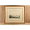 Image 6 : Vintage 1950s Nygs Early Us Ports 29x23 Gold Framed Maritime Lithograph Triptych Set