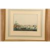 Image 8 : Vintage 1950s Nygs Early Us Ports 29x23 Gold Framed Maritime Lithograph Triptych Set