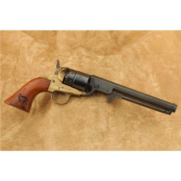 F.Lli Pietta 1851 Navy Brass Frame .44 Cal 7 1/2" Single Action Percussion Revolver 1990