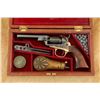 Image 19 : Cased A. Uberti 1849 Pocket Wells Fargo Model .31 Cal 4" Percussion Revolver Mfd 1996