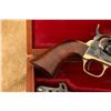 Image 2 : Cased A. Uberti 1849 Pocket Wells Fargo Model .31 Cal 4" Percussion Revolver Mfd 1996