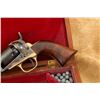Image 6 : Cased A. Uberti 1849 Pocket Wells Fargo Model .31 Cal 4" Percussion Revolver Mfd 1996