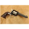Image 24 : Colt Wyoming Diamond Jubilee Frontier Scout .22 Lr 4.75" Sa Revolver & Case, 1965 C&r