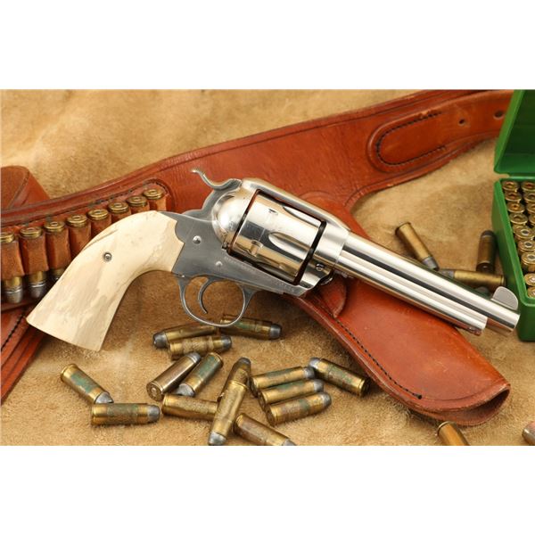 Linebaugh Custom Sixguns Ruger Bisley Vaquero .45 Colt 5.25" Sa Revolver, Mastodon Grips