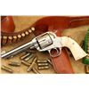 Image 7 : Linebaugh Custom Sixguns Ruger Bisley Vaquero .45 Colt 5.25" Sa Revolver, Mastodon Grips