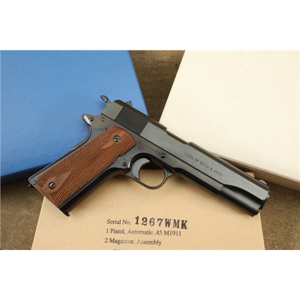 Colt Model 1911 Re-issue 01911 Wmk Carbonia Blue 5" .45 Acp Semi-automatic Pistol, 2003