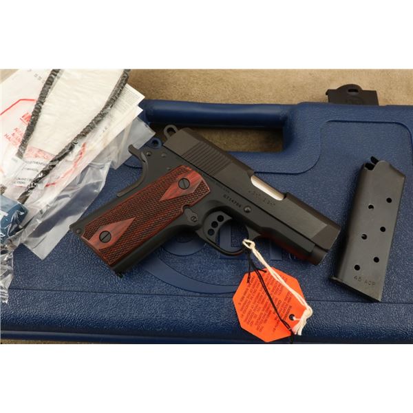 Boxed Colt New Agent Lightweight O7810d 3" 1911 .45 Acp Compact Semi-automatic Pistol, 2014