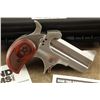 Image 1 : Bond Arms Cowboy Defender Derringer .22 Magnum 3" Double Shot Pistol & Case