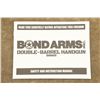 Image 25 : Bond Arms Cowboy Defender Derringer .22 Magnum 3" Double Shot Pistol & Case