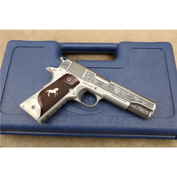 Boxed Altamont Limited The Regal Engraved Colt Government Model Stainless 1911 .45 Acp, 2021