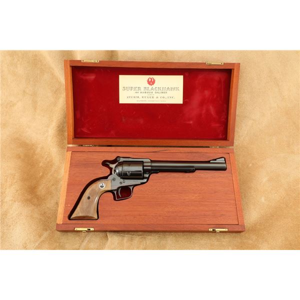 Pre-warning 3-screw Sturm Ruger Super Blackhawk .44 Mag Revolver Mfd 1964 C&r & Case