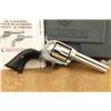Image 1 : High Polish Stainless Ruger Vaquero Kbnv-44 .45 Colt 4 5/8" Single Action Revolver, 1996