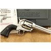 Image 5 : High Polish Stainless Ruger Vaquero Kbnv-44 .45 Colt 4 5/8" Single Action Revolver, 1996