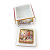 Image 4 : Limoges France Porcelain Footed Box With Hand-Painted Romantic Scenes and Gold Trim