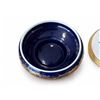 Image 7 : Limoges FN France Lidded Porcelain Box, Blue and White Floral with Gilt Accents