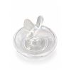 Image 6 : Sèvres France Crystal Bird Ring Dishes Frosted and Clear Glass