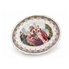 Image 2 : Limoges France Porcelain Lidded Box with Floral and Romantic Scene Decoration