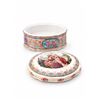 Image 5 : Limoges France Porcelain Lidded Box with Floral and Romantic Scene Decoration