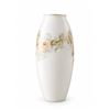 Image 3 : Limoges Porcelain Vase with Hand-Painted Floral Design and Gold Rim